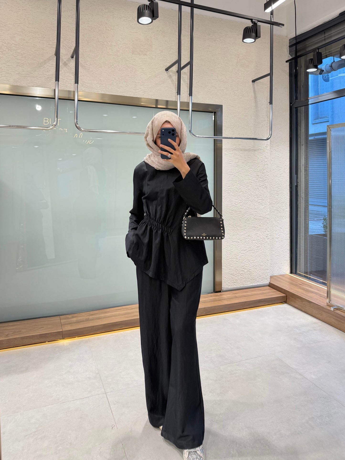 Barrel Pants Set – Navy