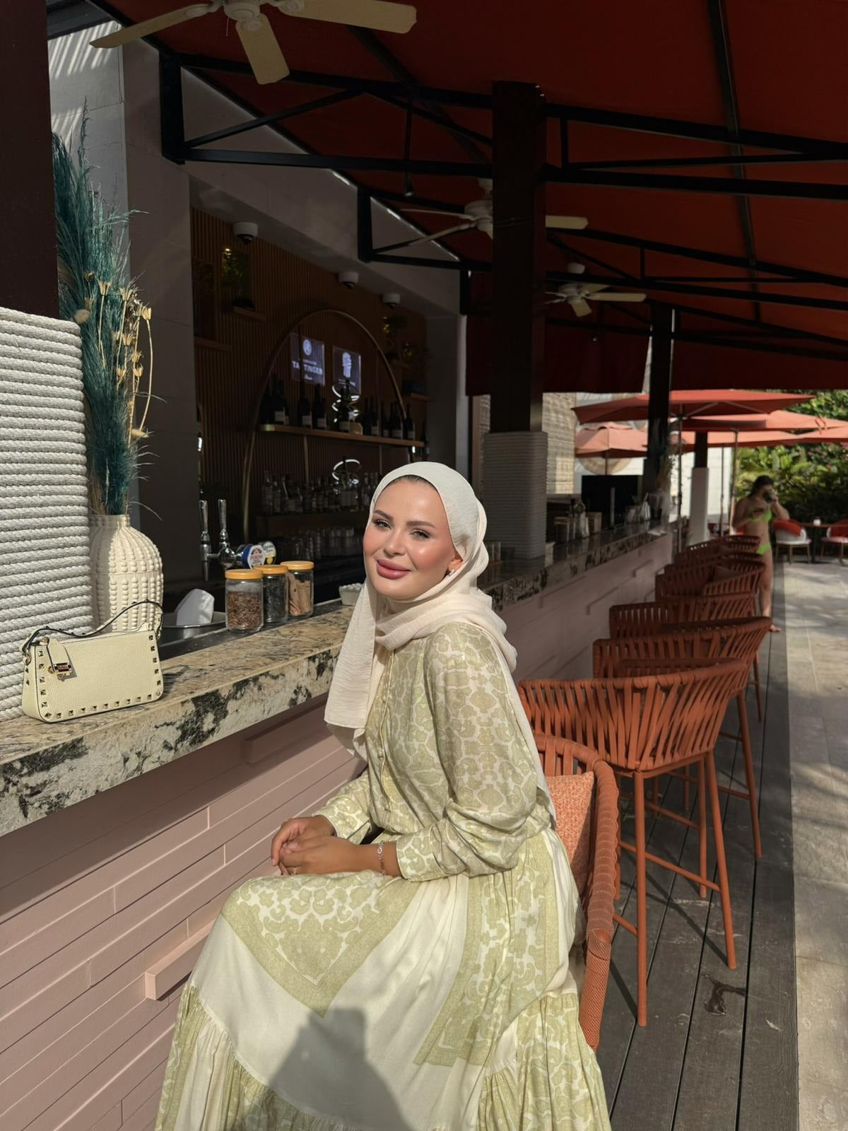 Lightweight Ethnic Shirt and Skirt Co-Ord in Yellow