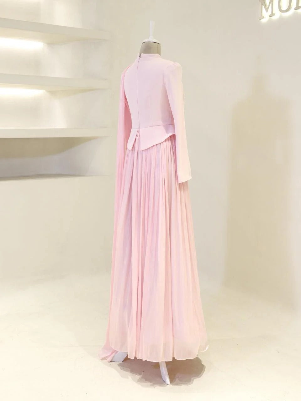 Beaded Embellished Maxi Evening Dress for Formal Events - Poudra