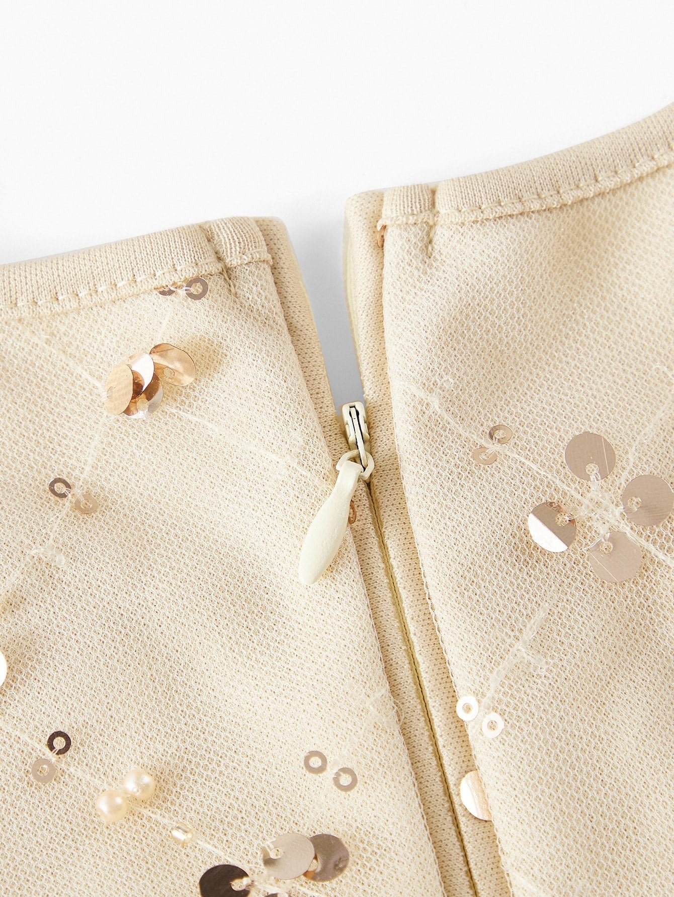 Soiré Mesh & Sequin Overlay Cocktail Dress with Bow Waist