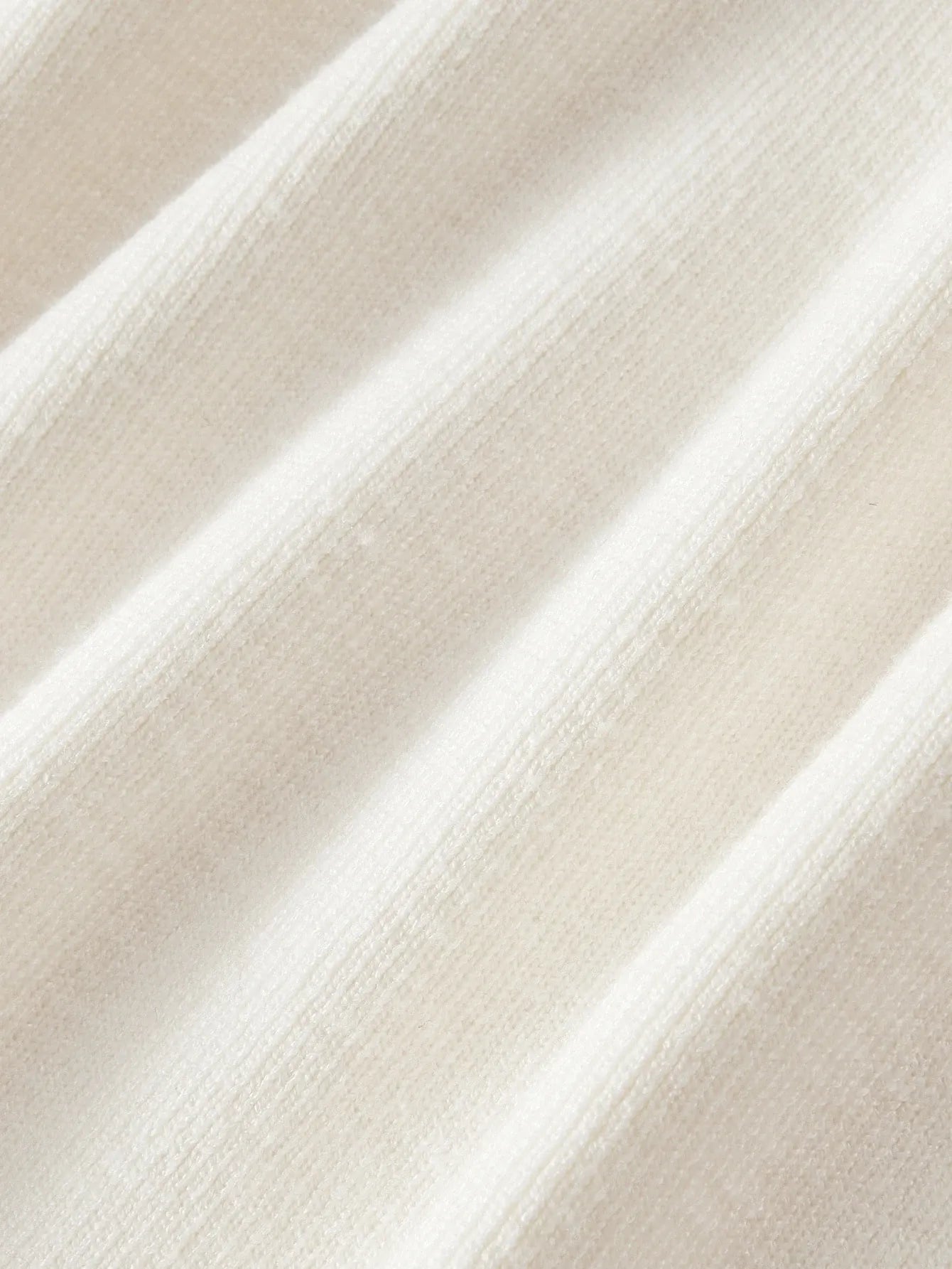 Contrast Faux Fur Asymmetrical Shoulder Sweater Dress