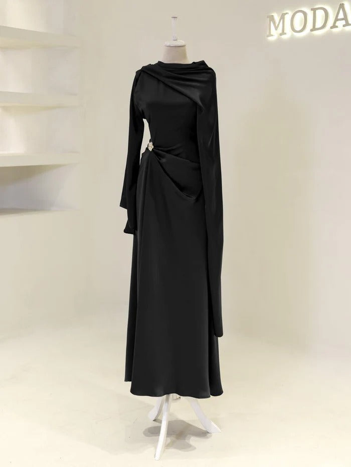 Seraphine Evening Gown- Black