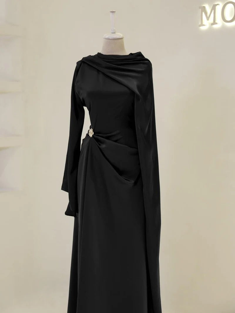 Seraphine Evening Gown- Black