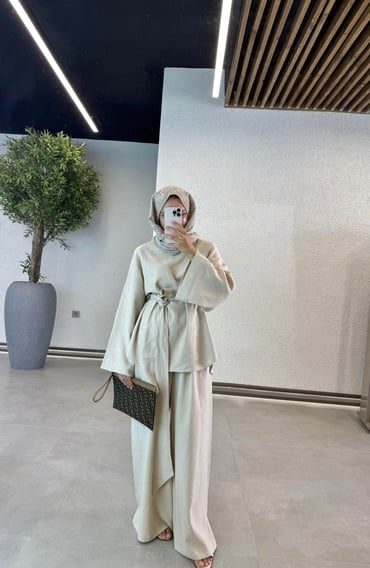 Two-Piece Premium Linen Outfit
