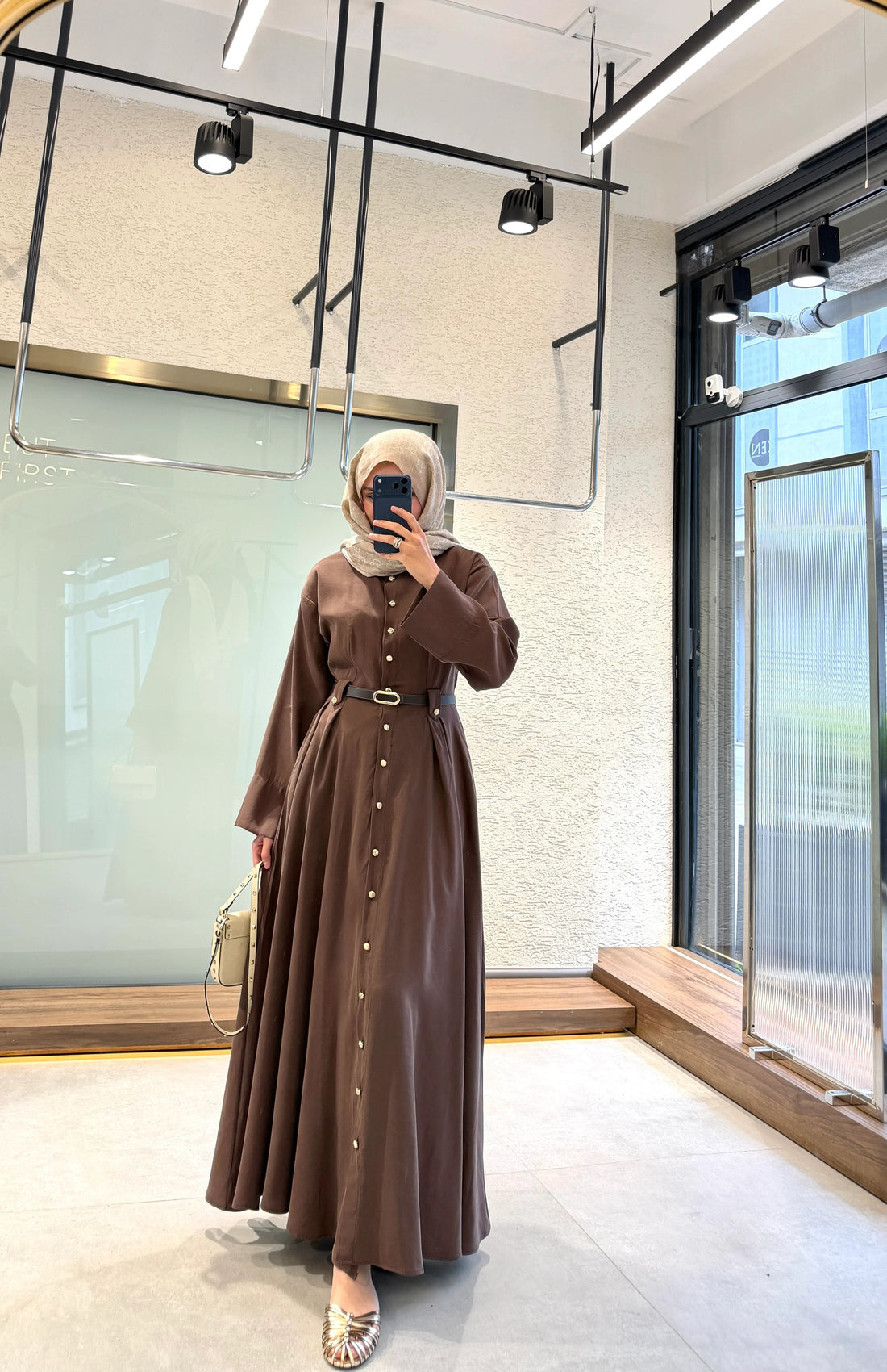 Premium Tencel™ Dress - Brown