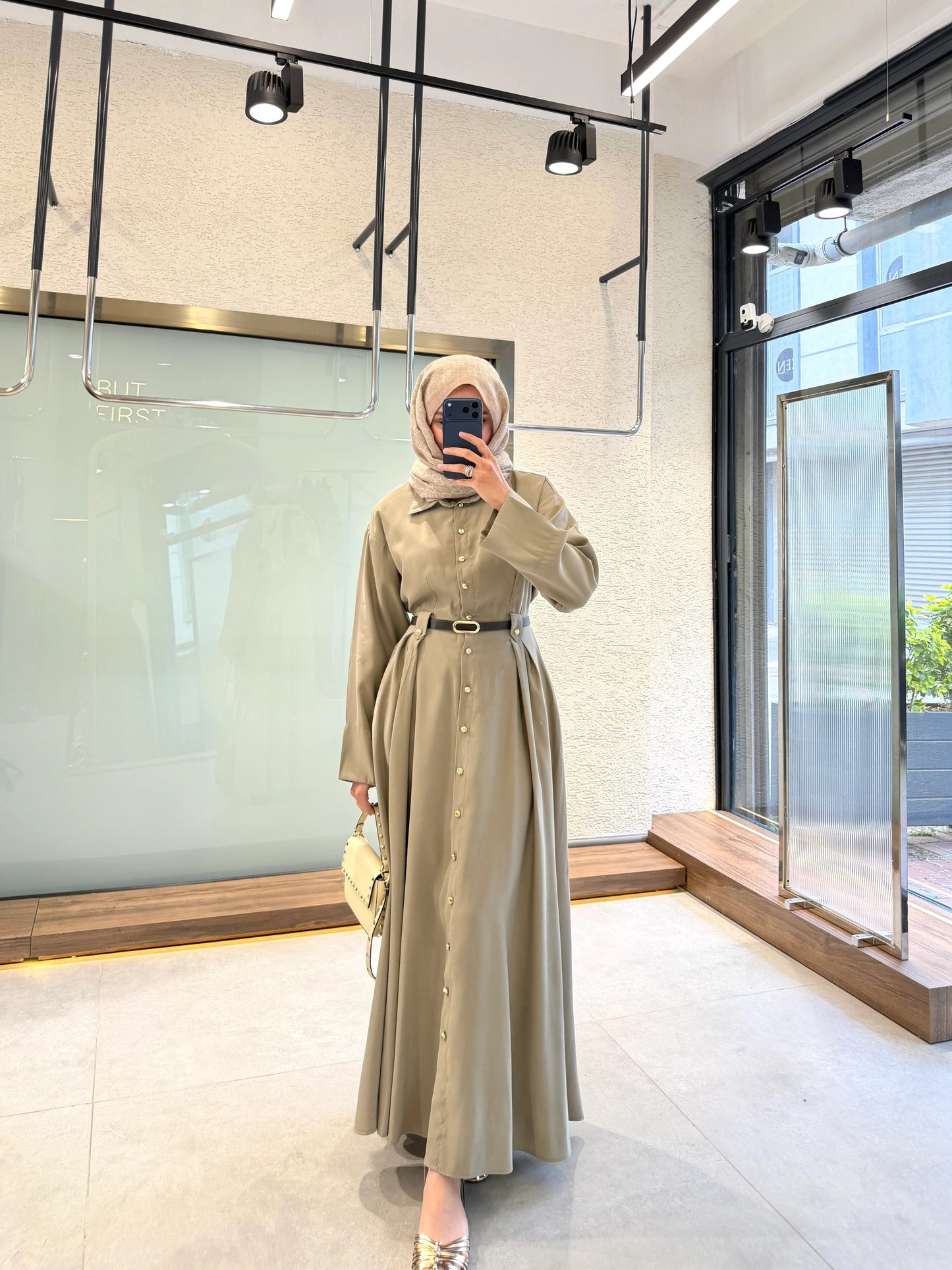 Premium Tencel™ Dress - Khaki