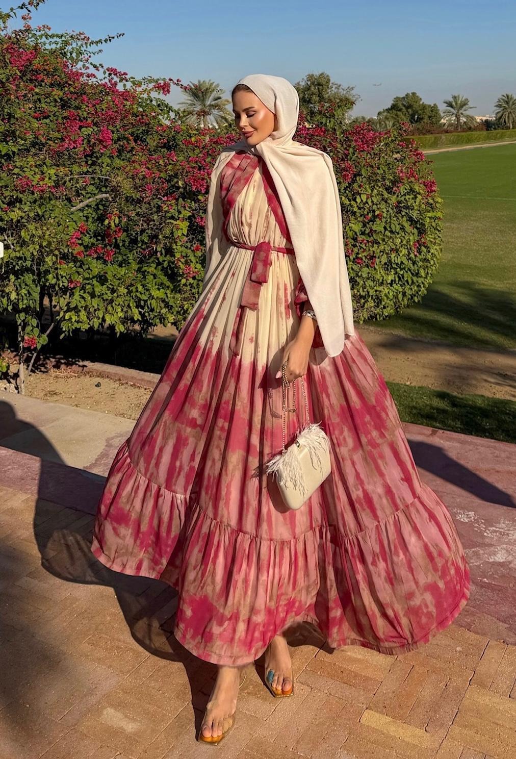 Lilas Flowy Dress – Pink