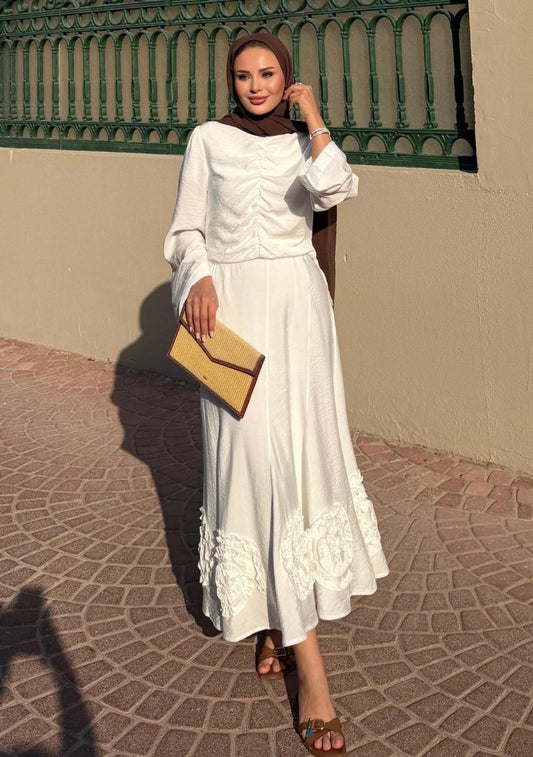 Porto Skirt Set – Ecrou