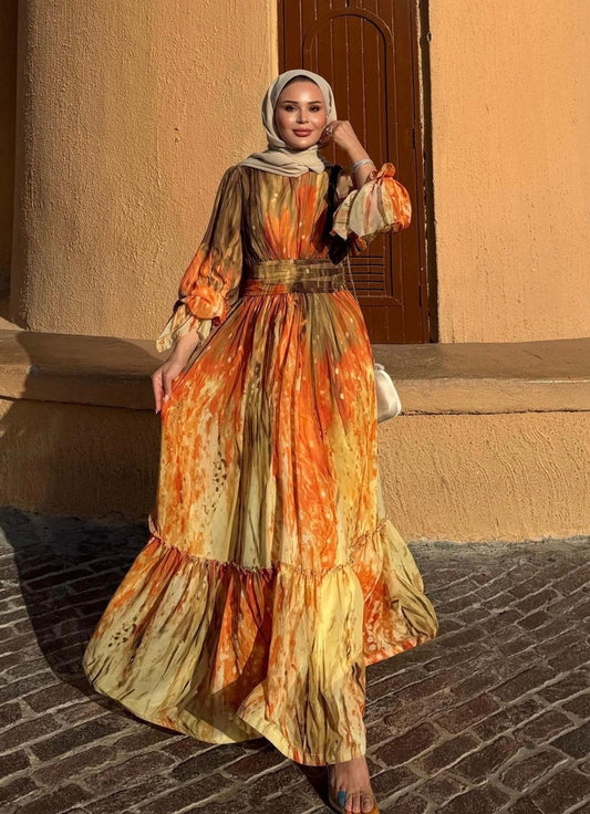 Ruffle Maxi Dress- Summer