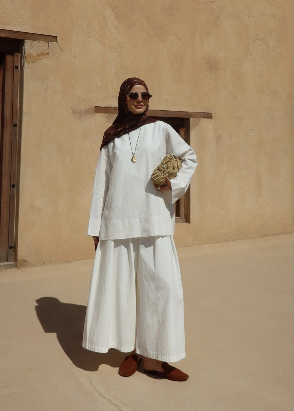 Linen Chino Fit Two-Piece Set