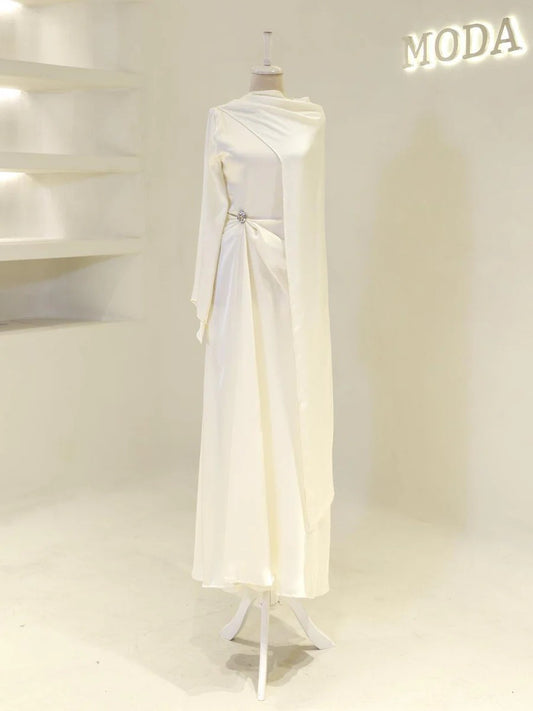 Seraphine Evening Gown- Ecrou