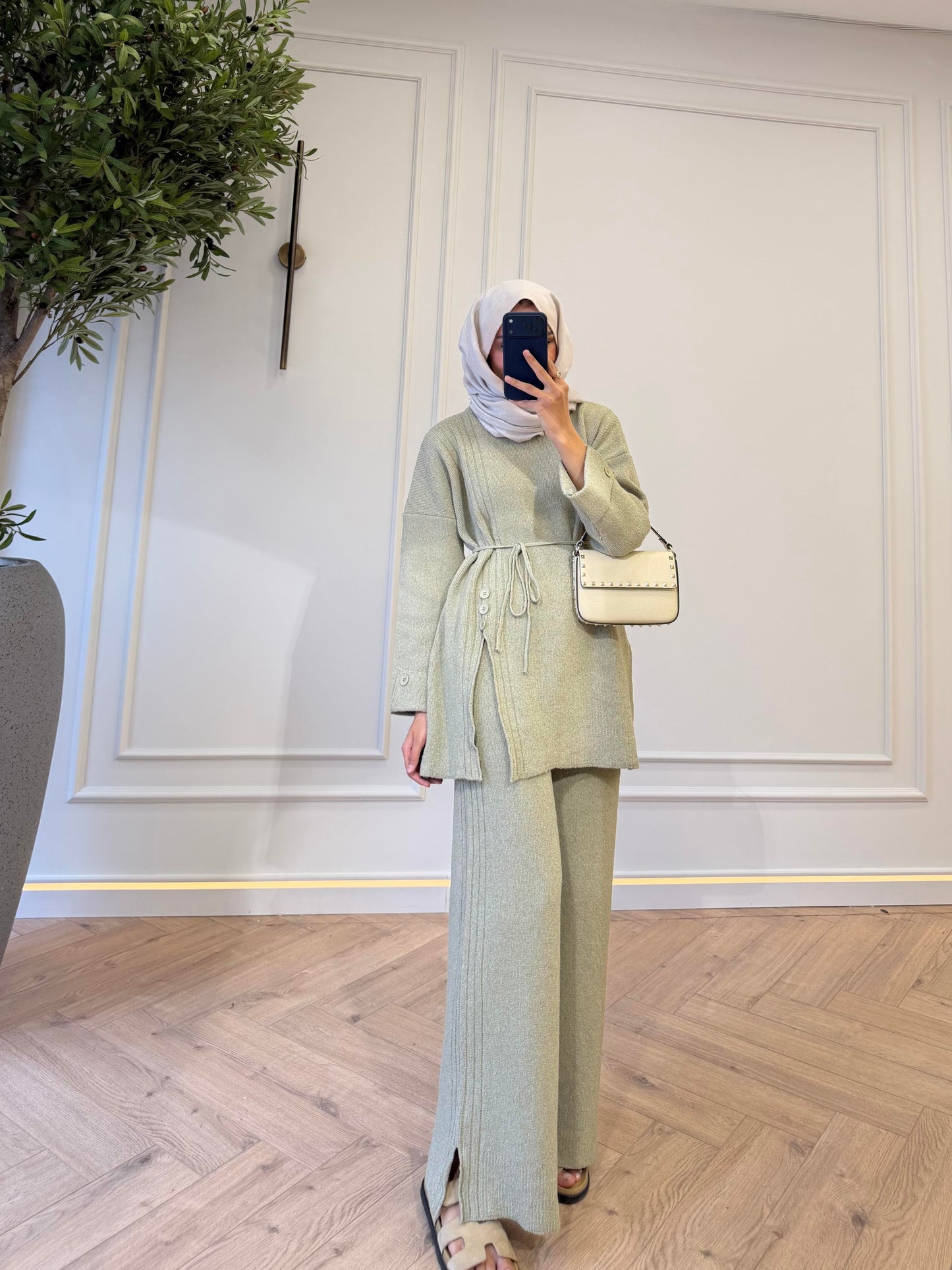 Knit Two-Piece Set – Mint