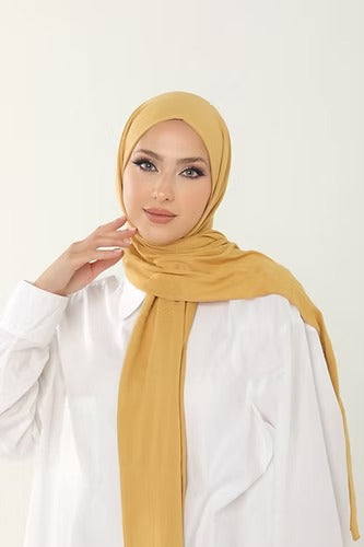 Soft Sunny Premium Viscose Jersey Shawl | Luxurious Drape, Non-Slip Fabric