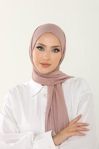 Rose Premium Viscose Jersey Shawl | Luxurious Drape, Non-Slip Fabric