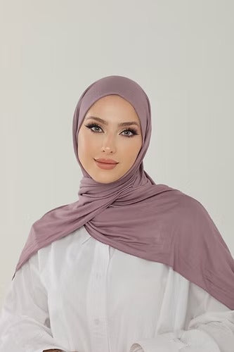 Lavender Premium Viscose Jersey Shawl | Luxurious Drape, Non-Slip Fabric