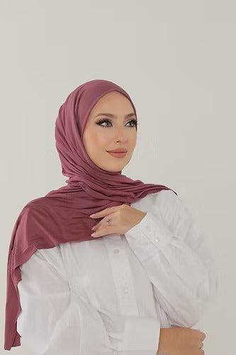 Purple Orchide Premium Viscose Jersey Shawl | Luxurious Drape, Non-Slip Fabric