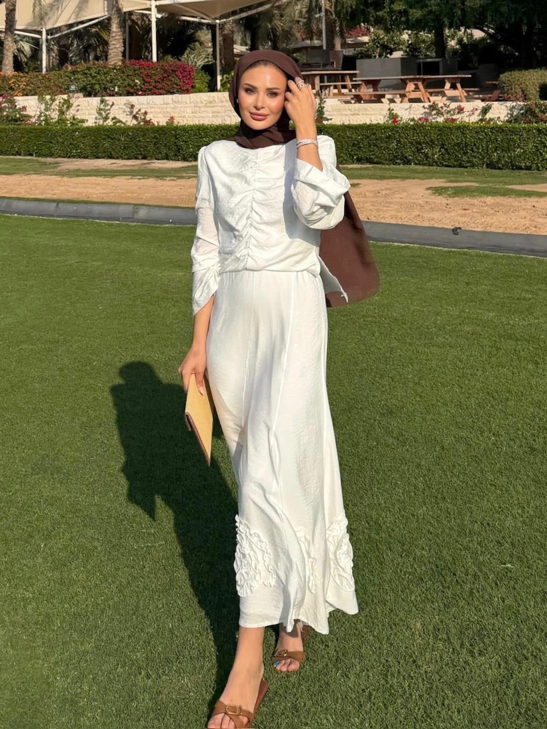 Porto Skirt Set – Ecrou