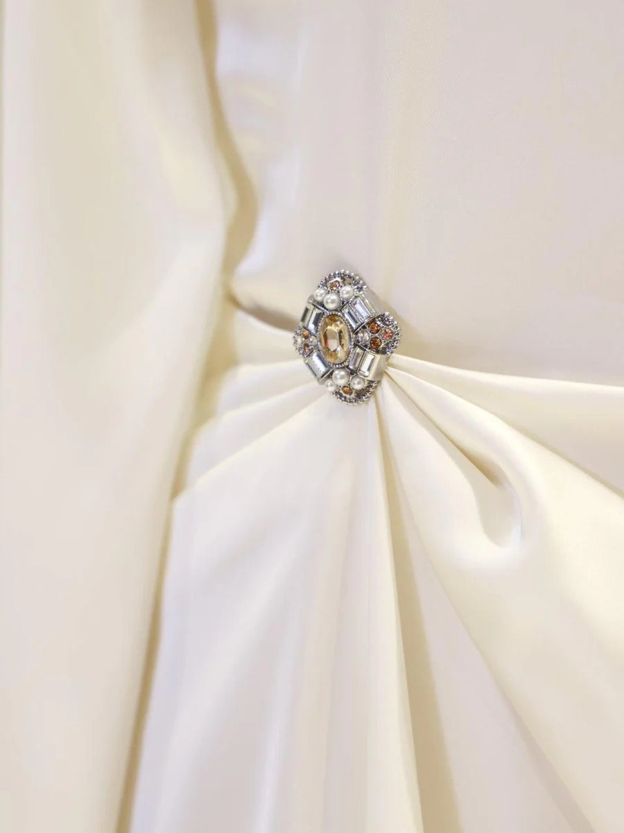 Seraphine Evening Gown- Ecrou