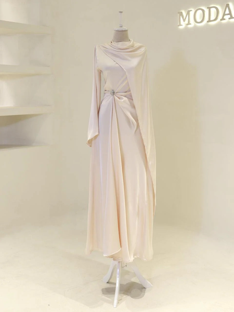 Seraphine Evening Gown- Ecrou