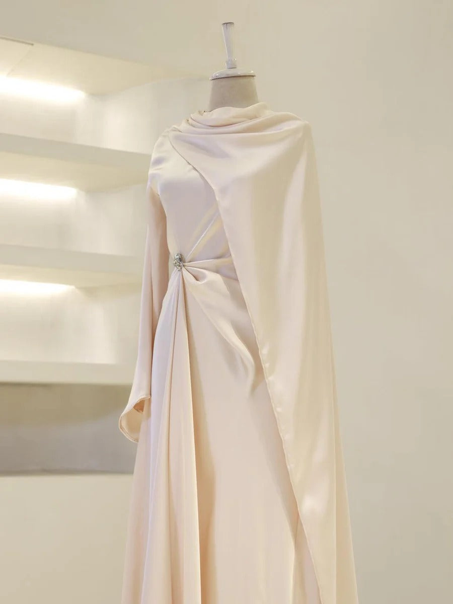 Seraphine Evening Gown- Beige