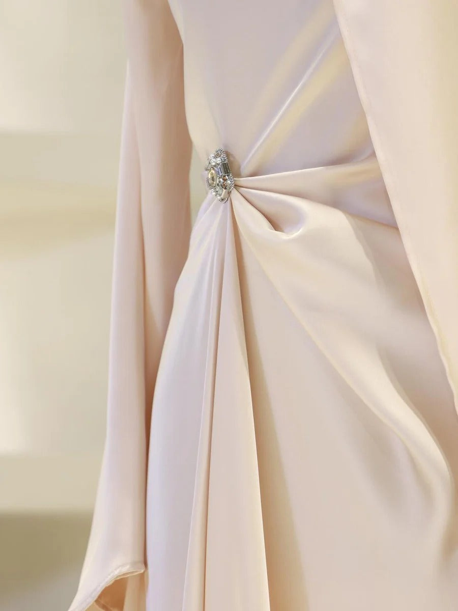 Seraphine Evening Gown- Beige