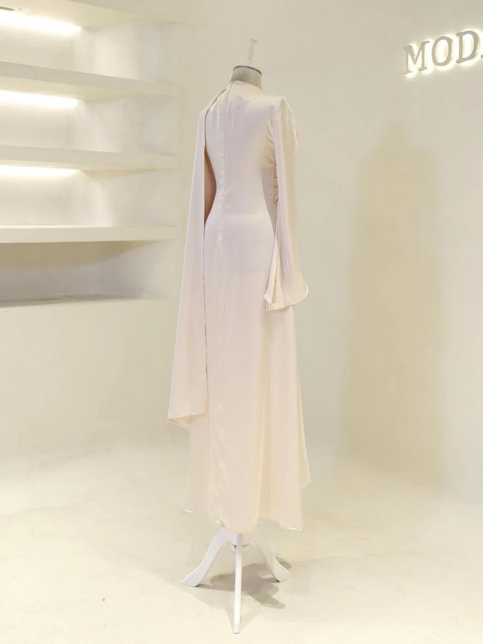 Seraphine Evening Gown- Beige