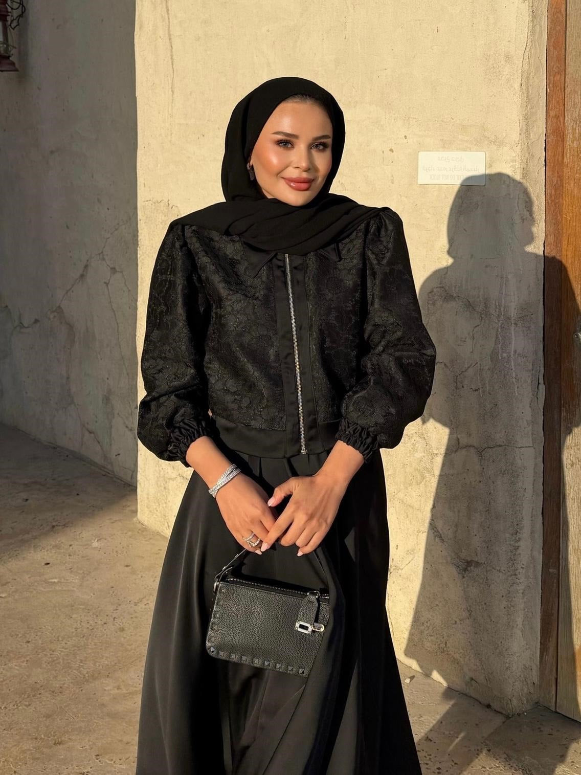 Rosie Skirt Set- Black