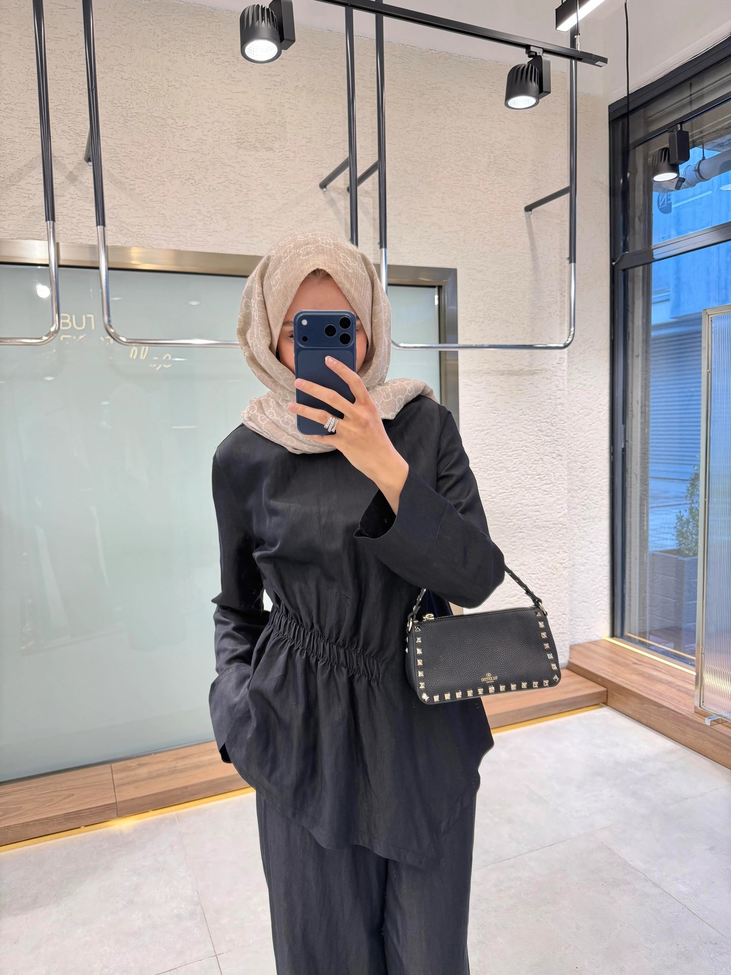 Barrel Pants Set – Navy