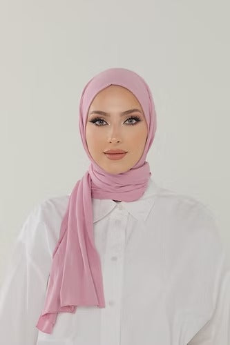 Baby Pink Premium Viscose Jersey Shawl | Luxurious Drape, Non-Slip Fabric
