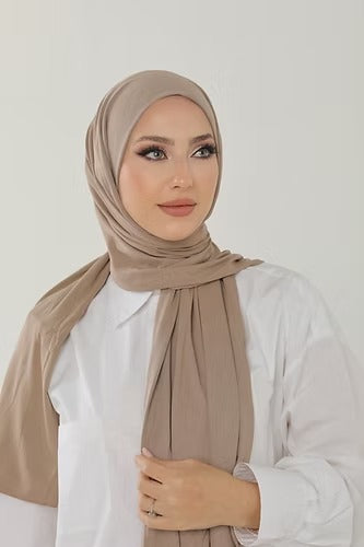 Mink Premium Viscose Jersey Shawl | Luxurious Drape, Non-Slip Fabric