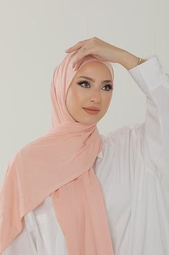 Dusty Blush Premium Viscose Jersey Shawl | Luxurious Drape, Non-Slip Fabric