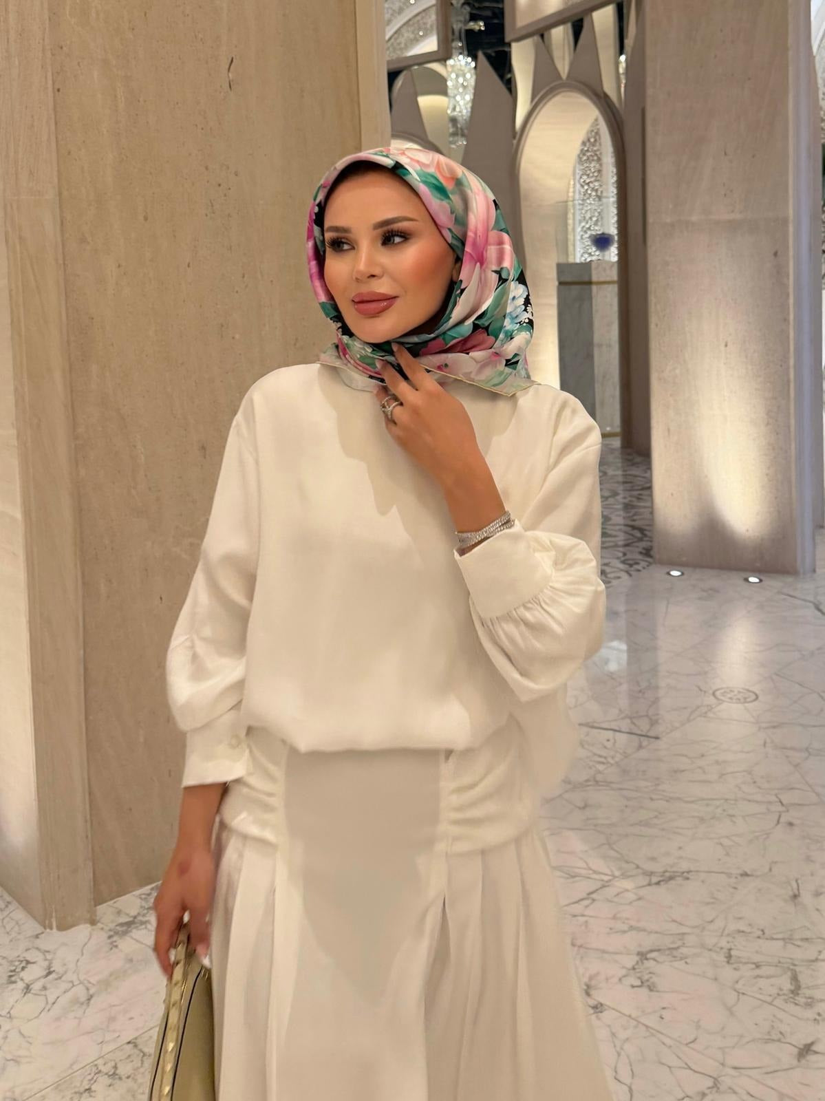 Sofia Maxi Skirt Set – Ecru