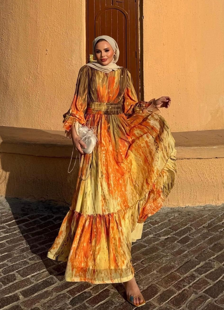 Ruffle Maxi Dress- Summer