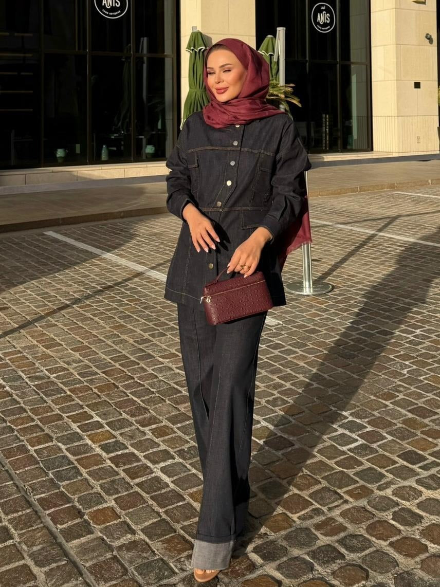 Manche Denim Set – Denim Blue