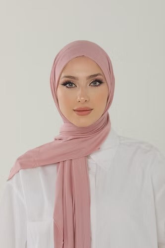 Light Pink Premium Viscose Jersey Shawl | Luxurious Drape, Non-Slip Fabric