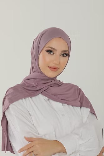 Lavender Premium Viscose Jersey Shawl | Luxurious Drape, Non-Slip Fabric