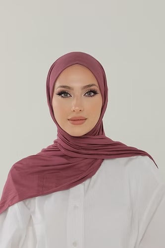 Purple Orchide Premium Viscose Jersey Shawl | Luxurious Drape, Non-Slip Fabric