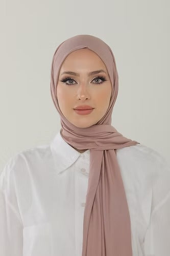 Rose Premium Viscose Jersey Shawl | Luxurious Drape, Non-Slip Fabric