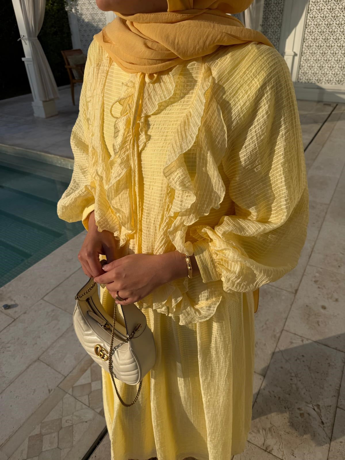 Nora Two-Piece Skirt Set – Yellow