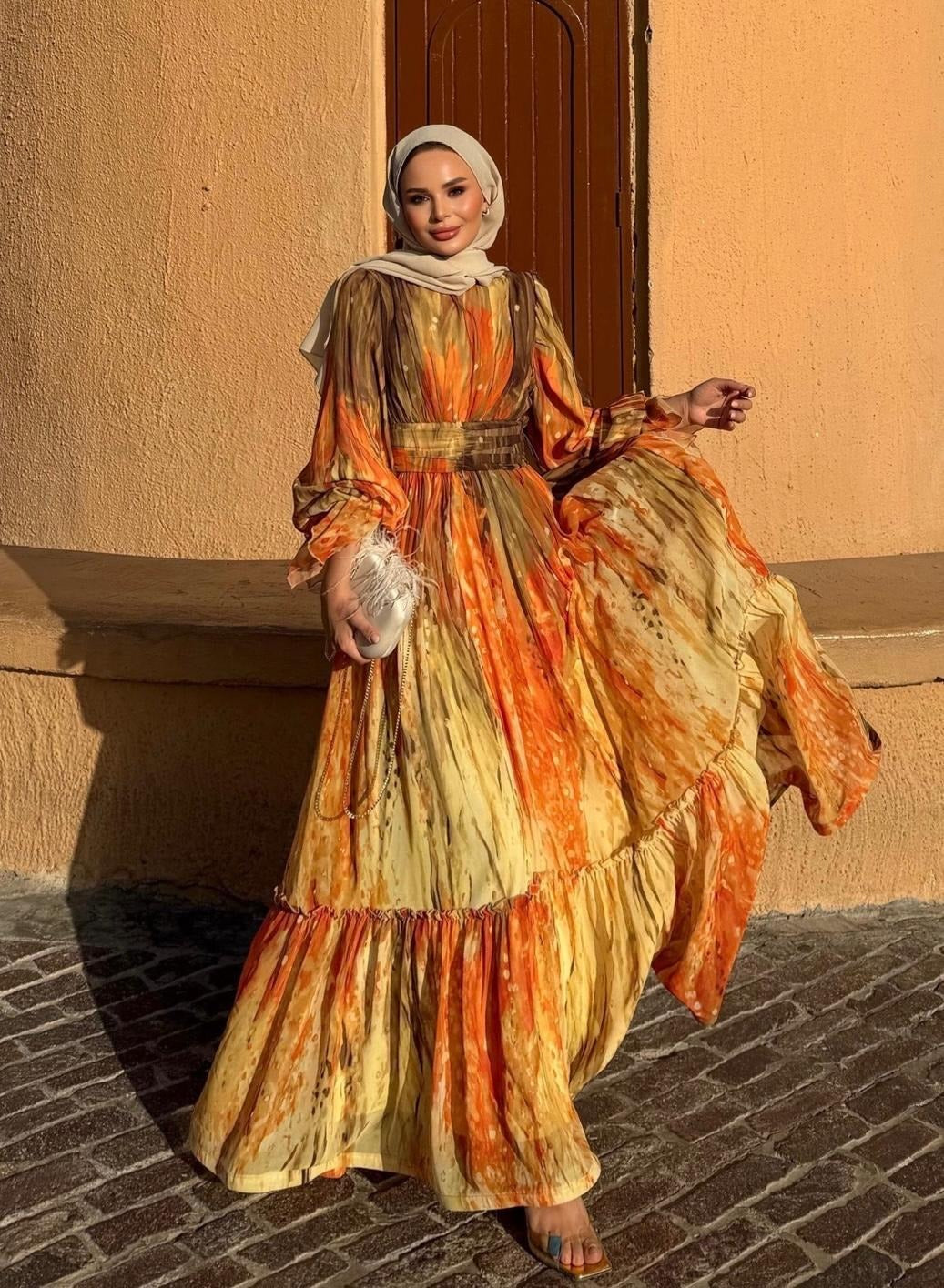 Ruffle Maxi Dress- Summer