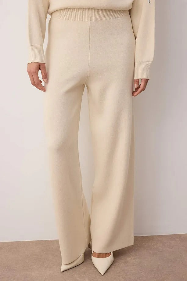 Mink Sequin-Embellished Knit Two-Piece Set
