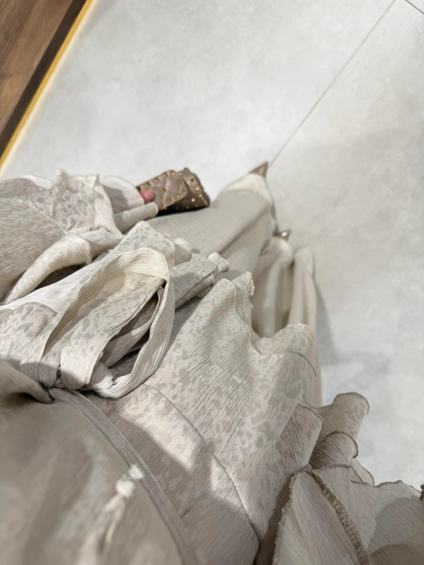 Chiffon Pants Set – Beige