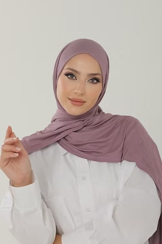 Lavender Premium Viscose Jersey Shawl | Luxurious Drape, Non-Slip Fabric