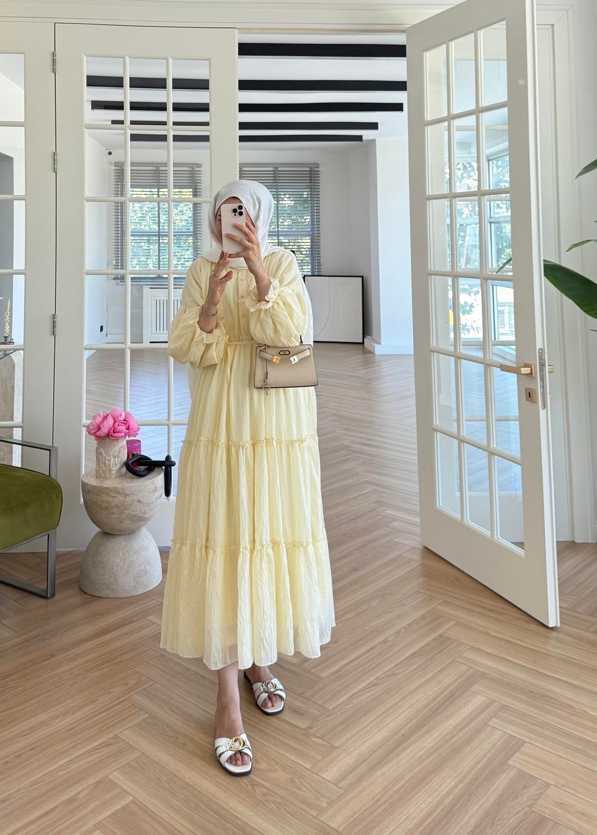 Lightweight Maxi Dress- Butter Yellow