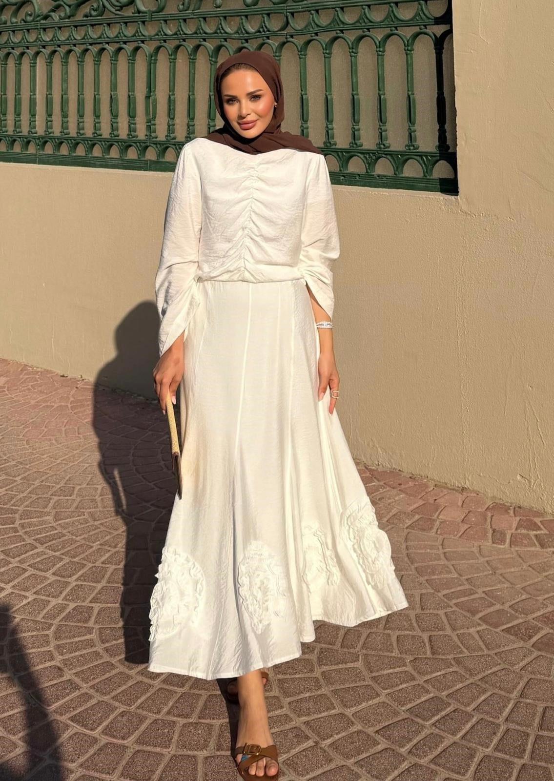 Porto Skirt Set – Ecrou