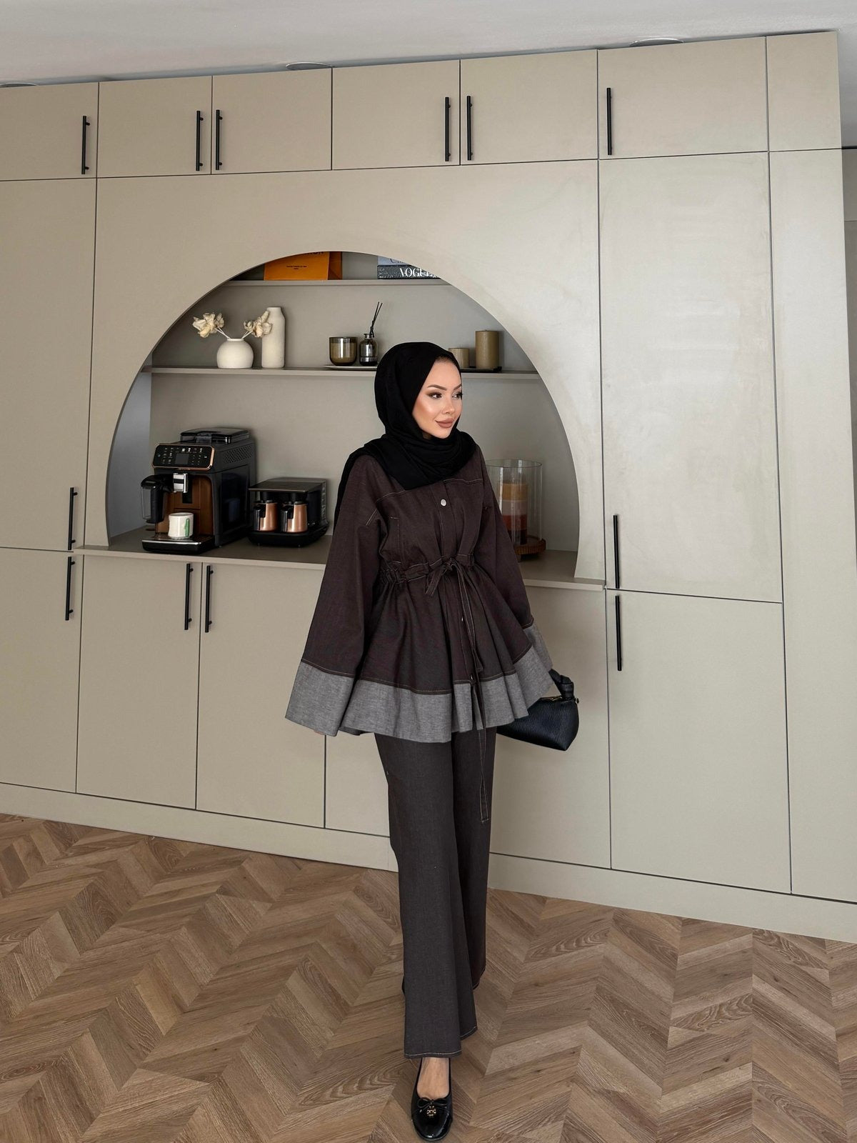 Beige Gisa Two-Piece Set