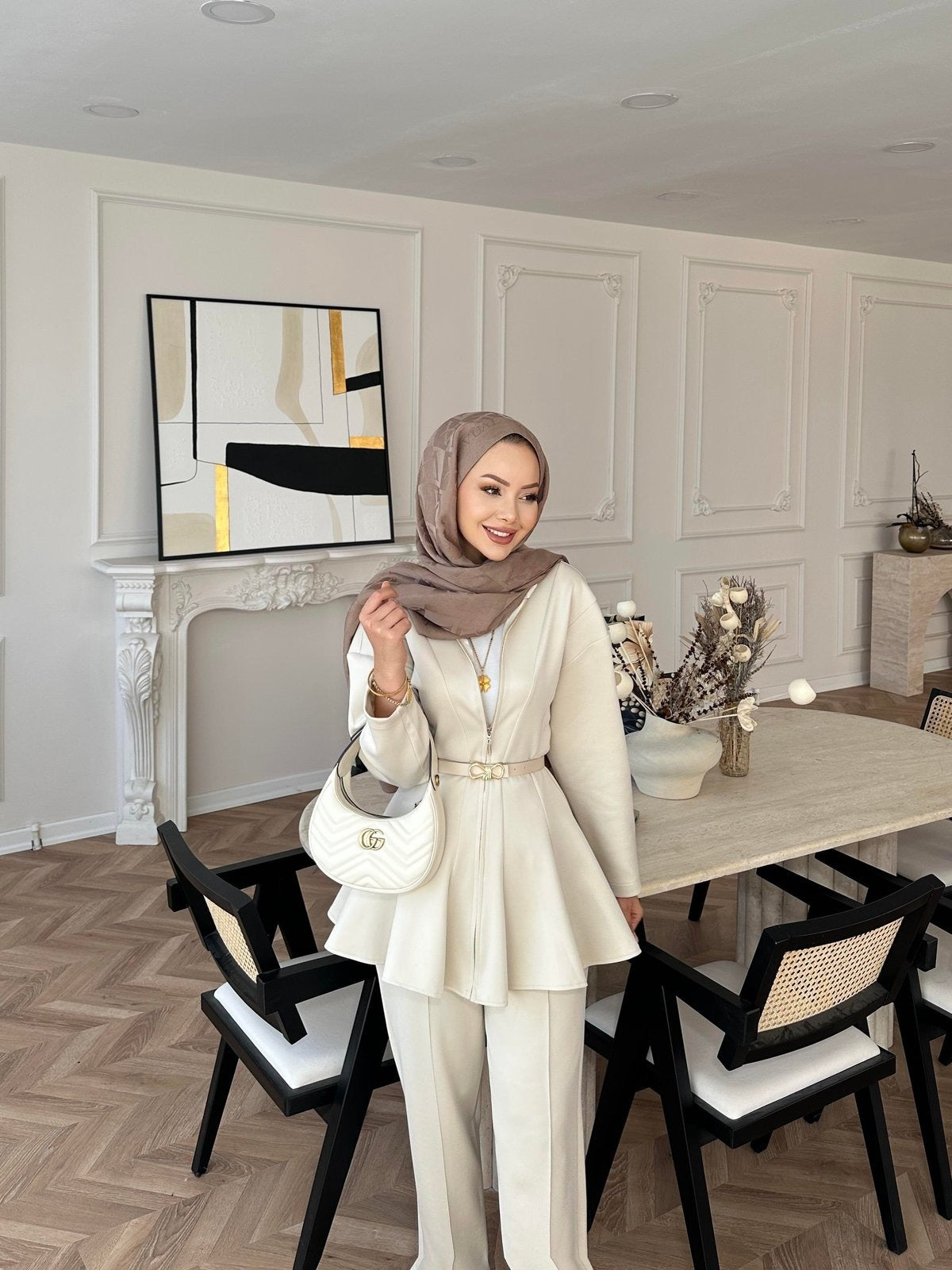 Premium Scuba Fabric Two-Piece Set