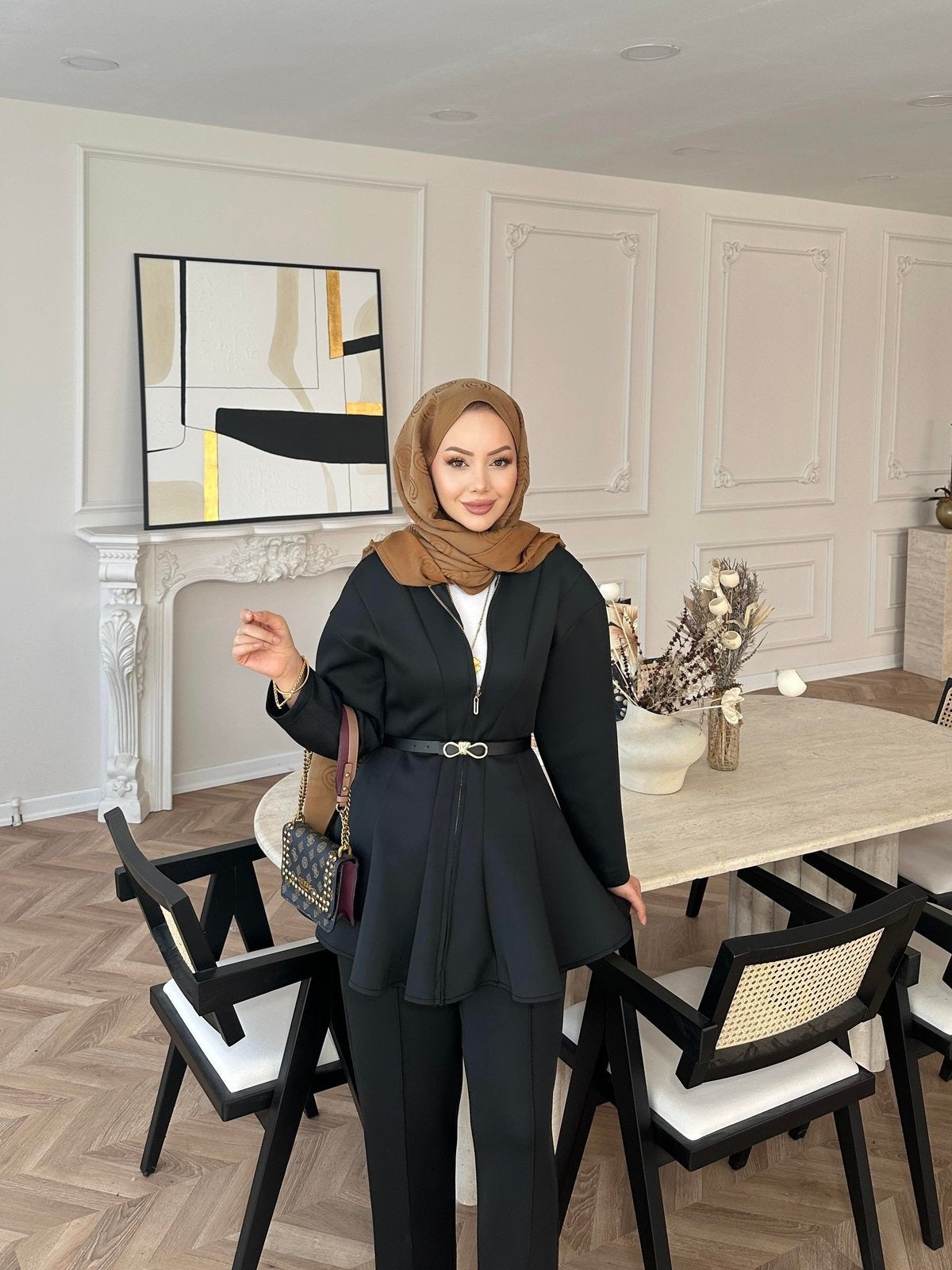 Premium Scuba Fabric Two-Piece Set