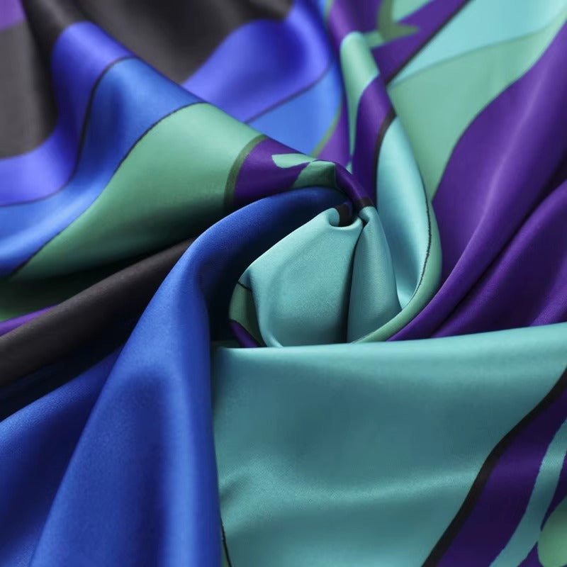 Casual Vacation Long Puff Sleeve V-neck Beach Dresses