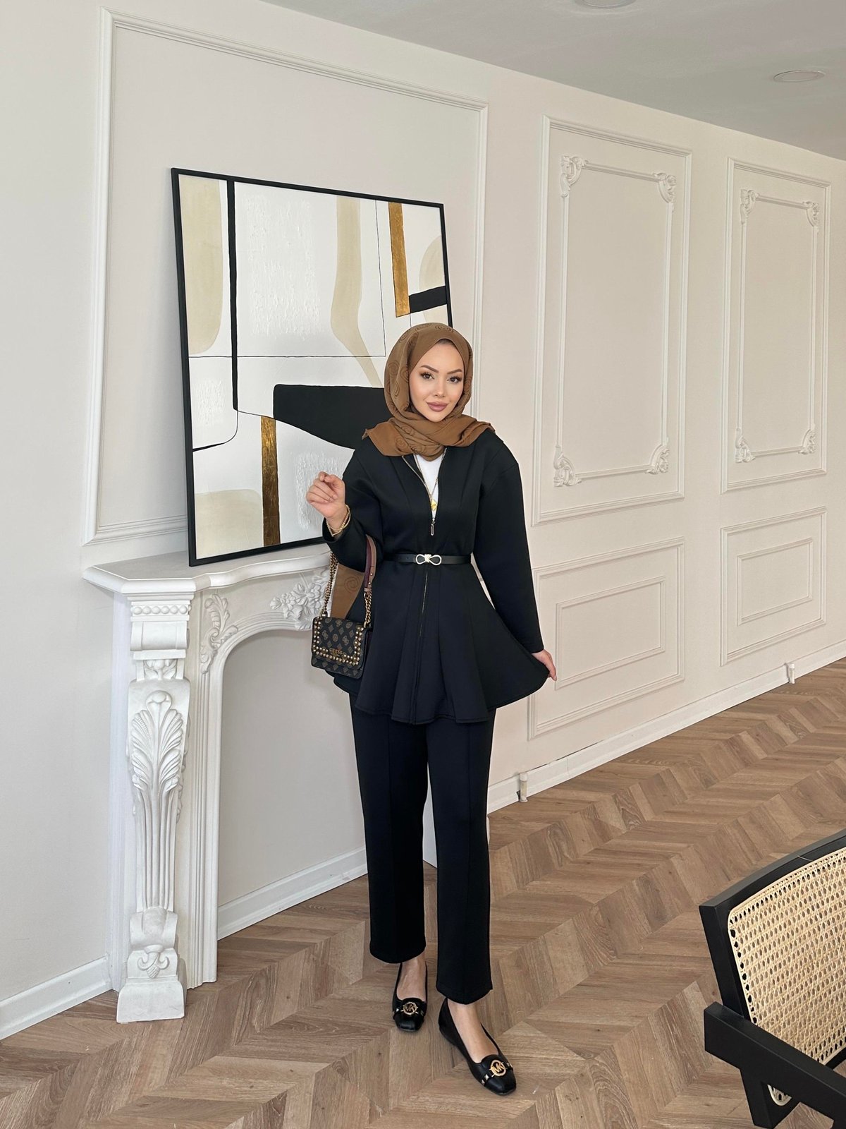 Lalin Scuba Set Black Outfit